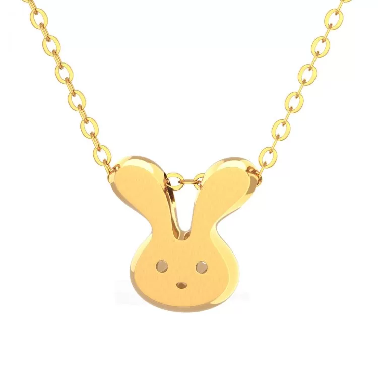 bunny rabbit necklace gold 750x750