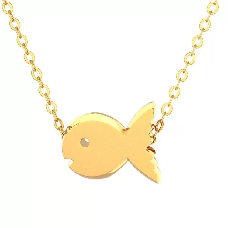 goldfish necklace gold 750x750