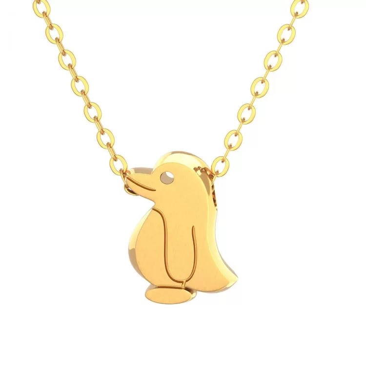 penguin necklace gold 750x750