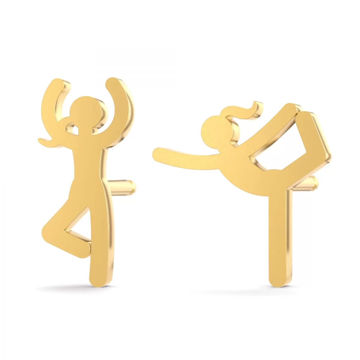 Yoga Earrings Gold