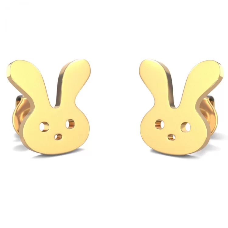 bunny rabbit earrings gold 750x750