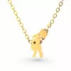 Cheerleading Style 1- Standing Pendant Necklace Gold