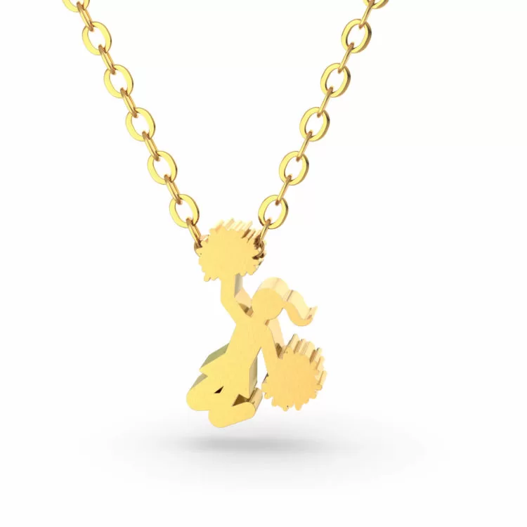 cheerleading style 2 jumping necklace gold 750x750